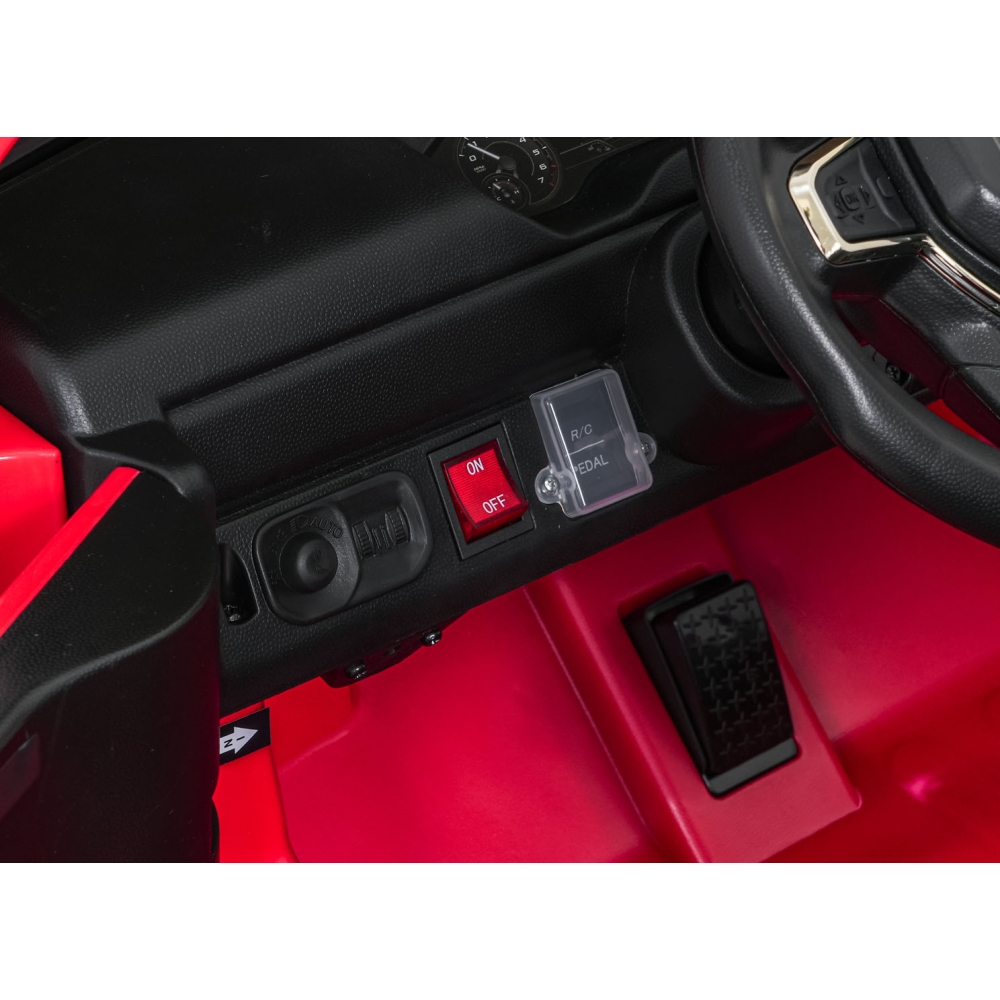 Elektromobilis RAM 3500, Red-Elektromobiliai vaikams, Visureigiai-e-vaikas