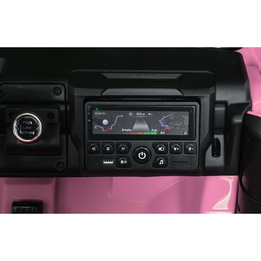 Elektromobilis RAM 3500, Pink-Elektromobiliai vaikams, Visureigiai-e-vaikas