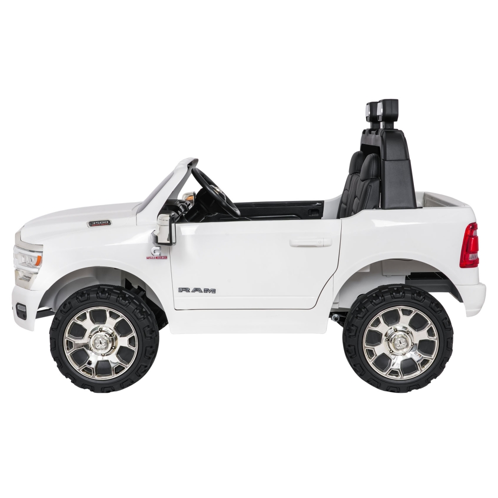 Elektromobilis RAM 3500, White-Elektromobiliai vaikams, Visureigiai-e-vaikas