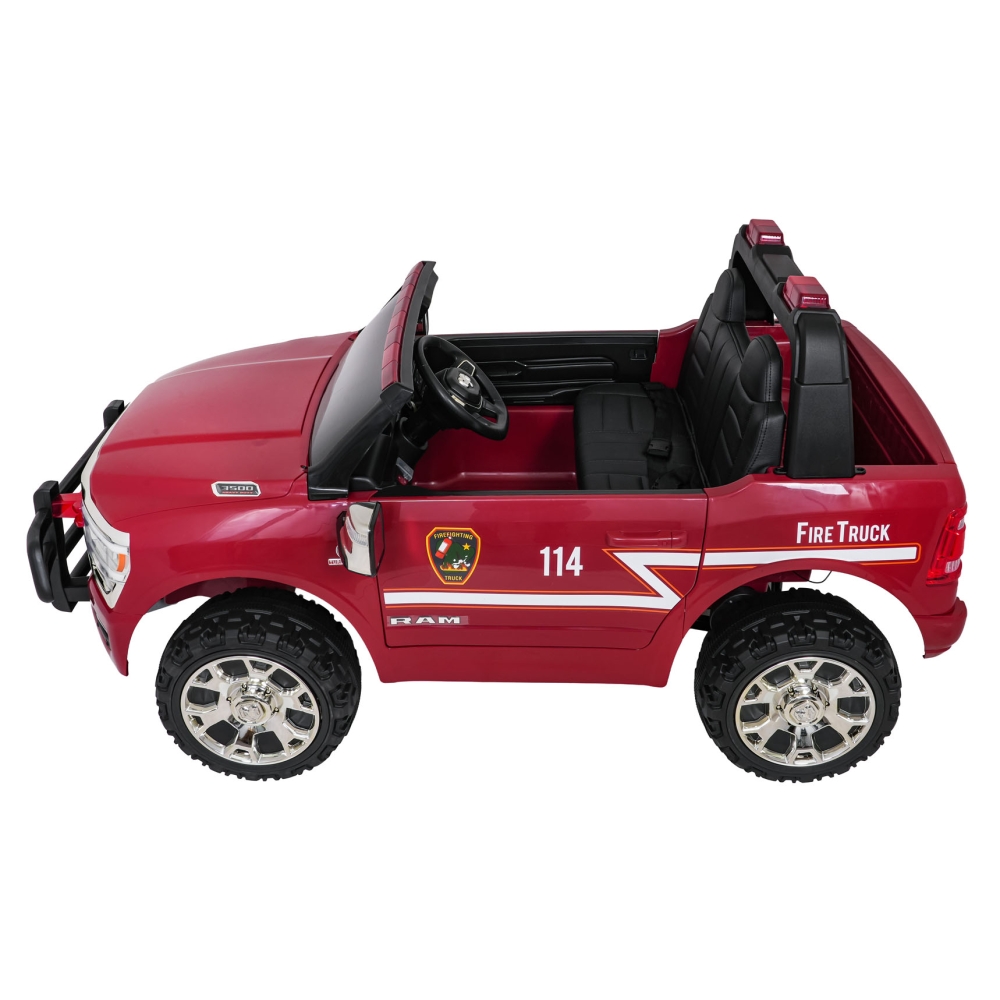 Elektromobilis RAM 3500 Gaisrinė, Red-Elektromobiliai vaikams, Visureigiai-e-vaikas