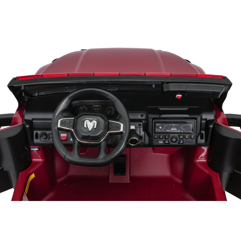 Elektromobilis RAM 3500 Gaisrinė, Red-Elektromobiliai vaikams, Visureigiai-e-vaikas