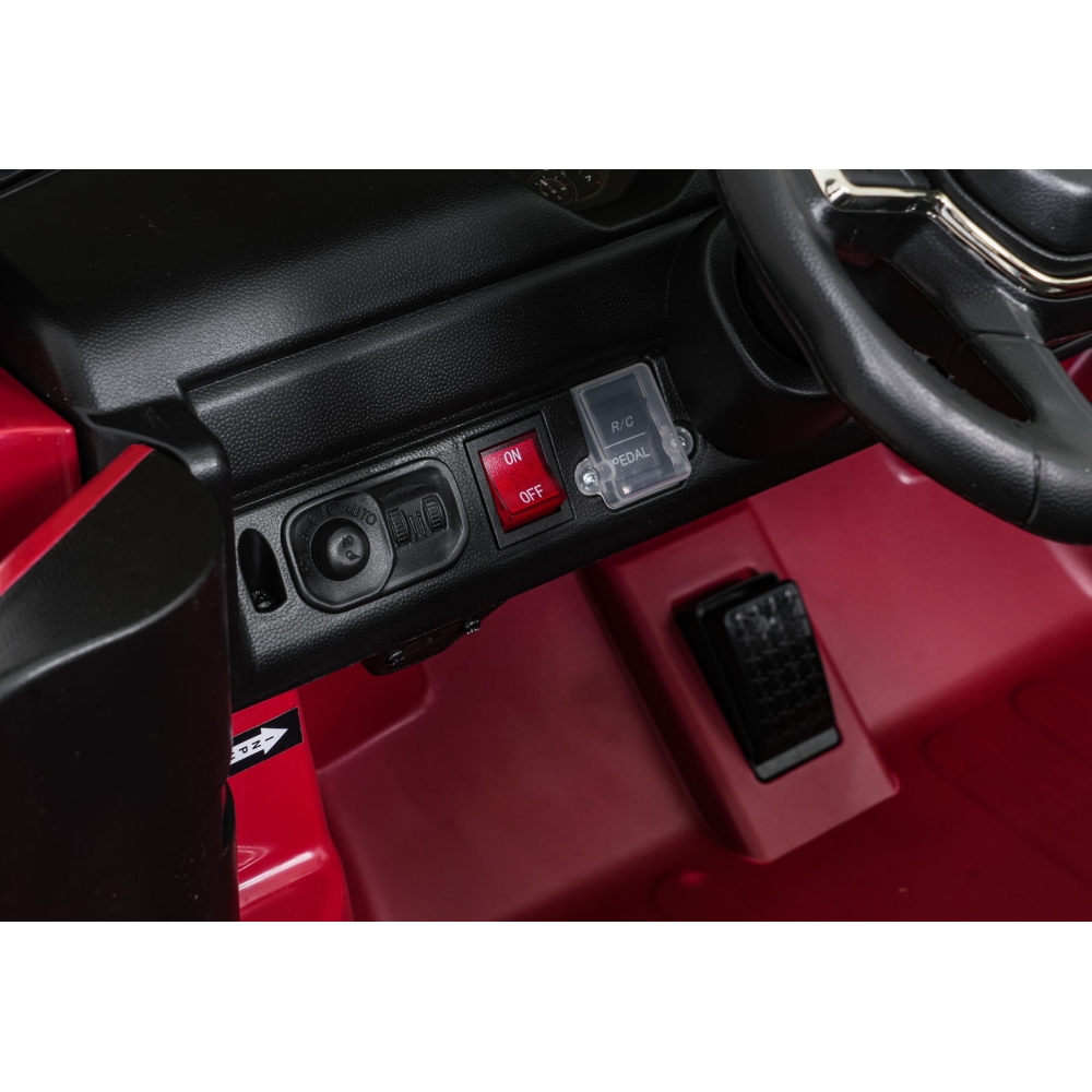 Elektromobilis RAM 3500 Gaisrinė, Red-Elektromobiliai vaikams, Visureigiai-e-vaikas