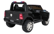 Elektromobilis RAM 3500 Policija, Black-Elektromobiliai vaikams, Visureigiai-e-vaikas