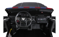 Elektromobilis RAM 3500 Policija, Black-Elektromobiliai vaikams, Visureigiai-e-vaikas