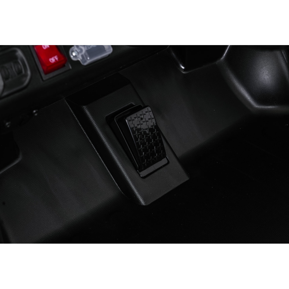 Elektromobilis RAM 3500 Policija, Black-Elektromobiliai vaikams, Visureigiai-e-vaikas