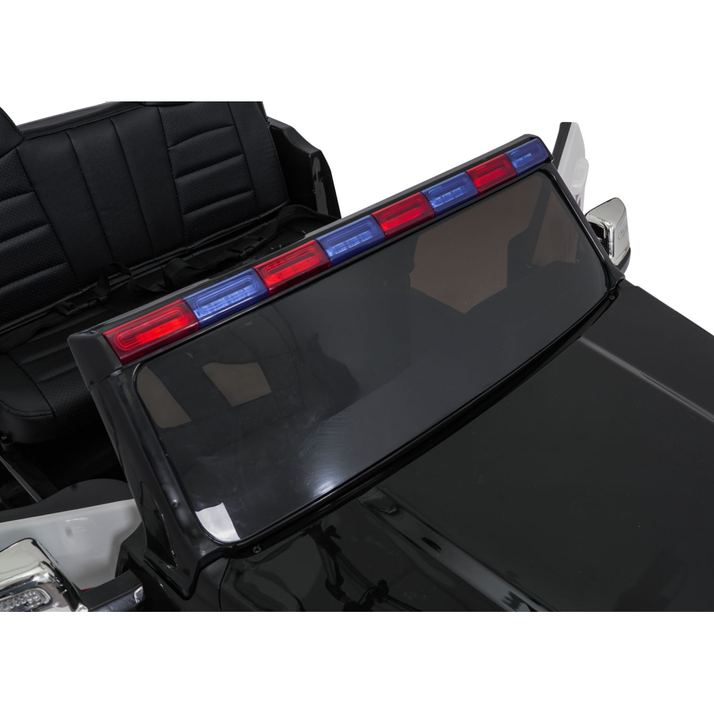 Elektromobilis RAM 3500 Policija, Black-Elektromobiliai vaikams, Visureigiai-e-vaikas