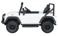Elektromobilis Land Rover Defender 110 SVX Concept, White-Elektromobiliai vaikams, Visureigiai-e-vaikas
