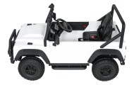 Elektromobilis Land Rover Defender 110 SVX Concept, White-Elektromobiliai vaikams, Visureigiai-e-vaikas