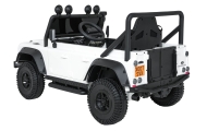 Elektromobilis Land Rover Defender 110 SVX Concept, White-Elektromobiliai vaikams, Visureigiai-e-vaikas