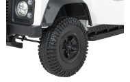 Elektromobilis Land Rover Defender 110 SVX Concept, White-Elektromobiliai vaikams, Visureigiai-e-vaikas
