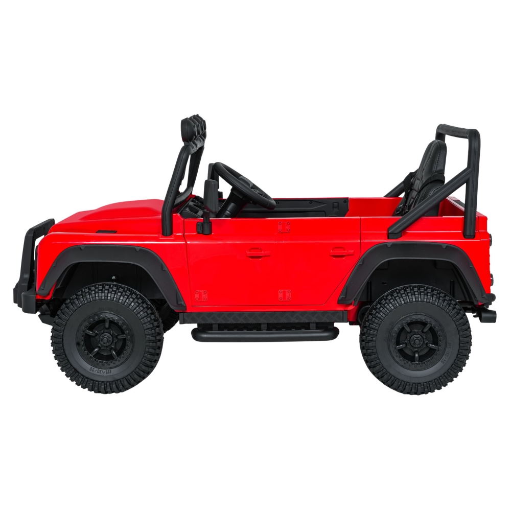 Elektromobilis Land Rover Defender 110 SVX Concept, Red-Elektromobiliai vaikams, Visureigiai-e-vaikas