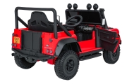 Elektromobilis Land Rover Defender 110 SVX Concept, Red-Elektromobiliai vaikams, Visureigiai-e-vaikas