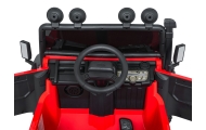 Elektromobilis Land Rover Defender 110 SVX Concept, Red-Elektromobiliai vaikams, Visureigiai-e-vaikas