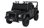 Elektromobilis Land Rover Defender 110 SVX Concept, Black-Elektromobiliai vaikams, Visureigiai-e-vaikas