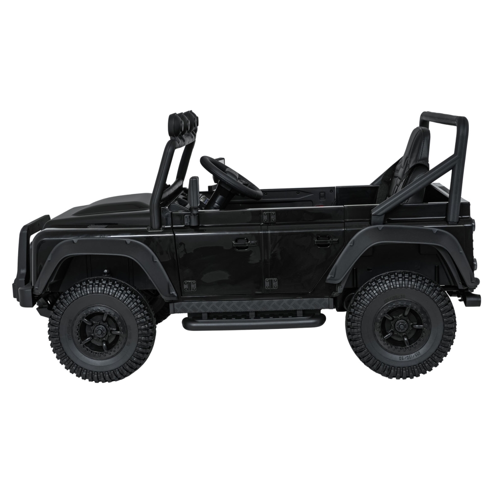 Elektromobilis Land Rover Defender 110 SVX Concept, Black-Elektromobiliai vaikams, Visureigiai-e-vaikas