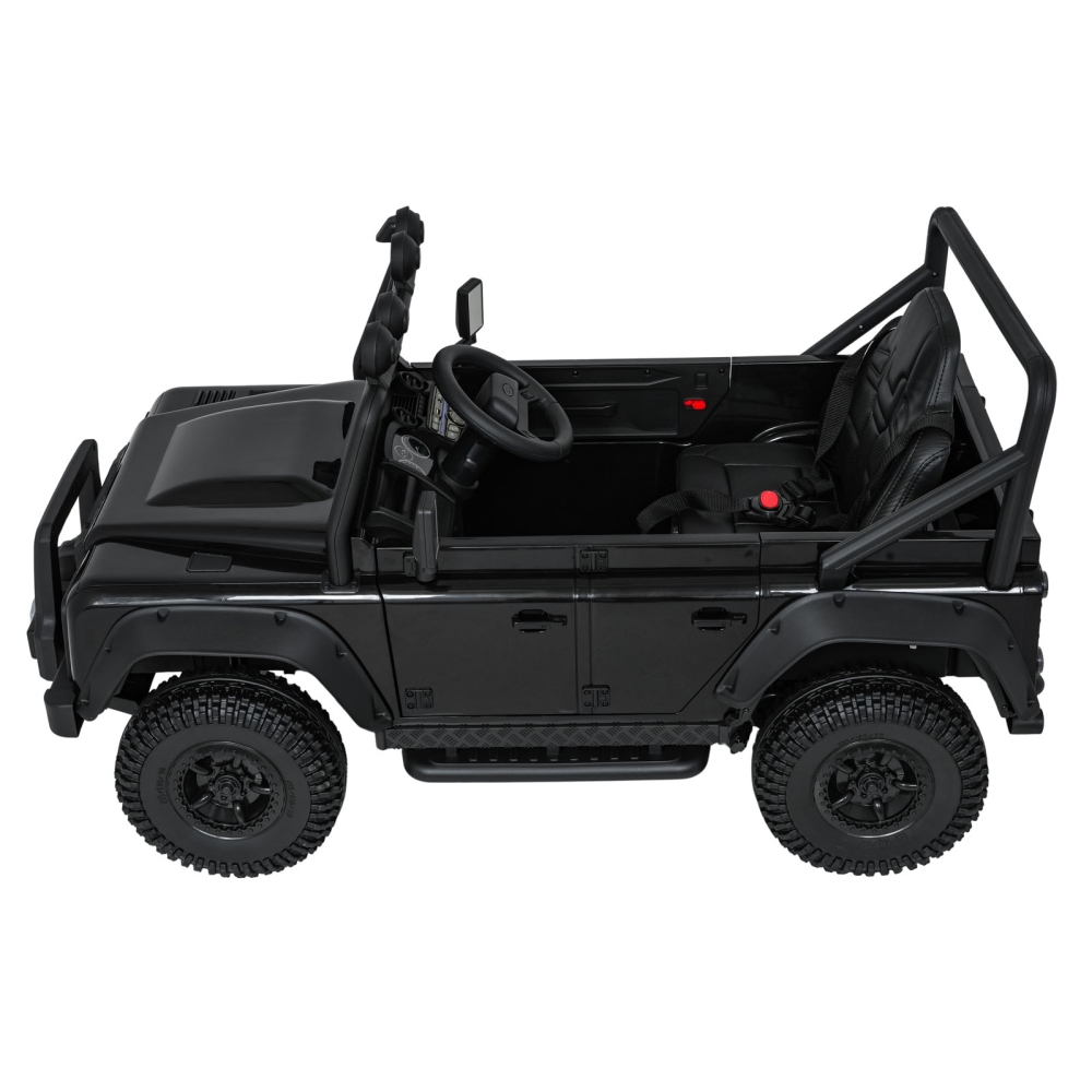 Elektromobilis Land Rover Defender 110 SVX Concept, Black-Elektromobiliai vaikams, Visureigiai-e-vaikas