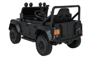 Elektromobilis Land Rover Defender 110 SVX Concept, Black-Elektromobiliai vaikams, Visureigiai-e-vaikas