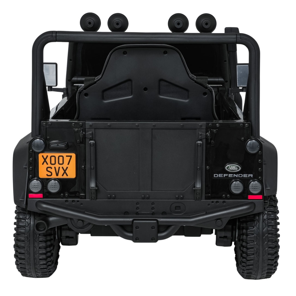 Elektromobilis Land Rover Defender 110 SVX Concept, Black-Elektromobiliai vaikams, Visureigiai-e-vaikas