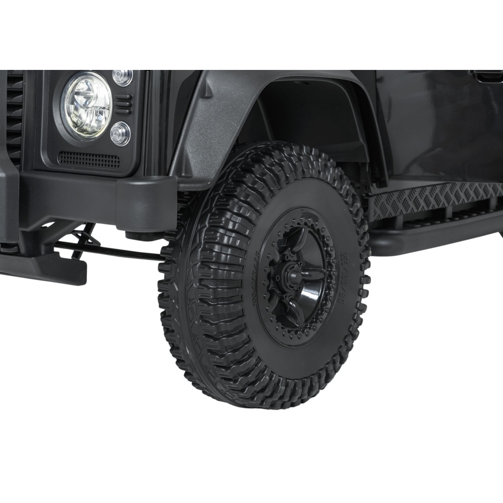 Elektromobilis Land Rover Defender 110 SVX Concept, Black-Elektromobiliai vaikams, Visureigiai-e-vaikas