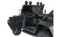 Elektromobilis Land Rover Defender 110 SVX Concept, Black-Elektromobiliai vaikams, Visureigiai-e-vaikas