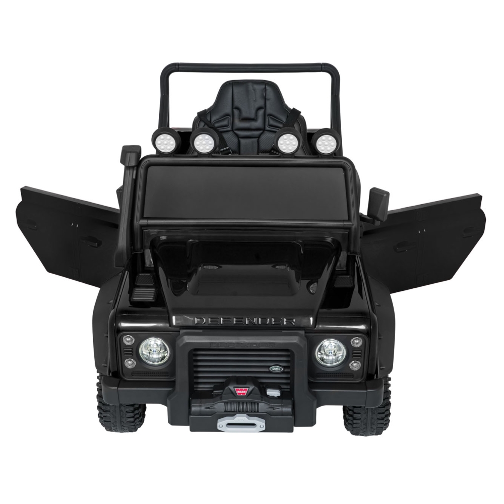 Elektromobilis Land Rover Defender 110 SVX Concept, Black-Elektromobiliai vaikams, Visureigiai-e-vaikas