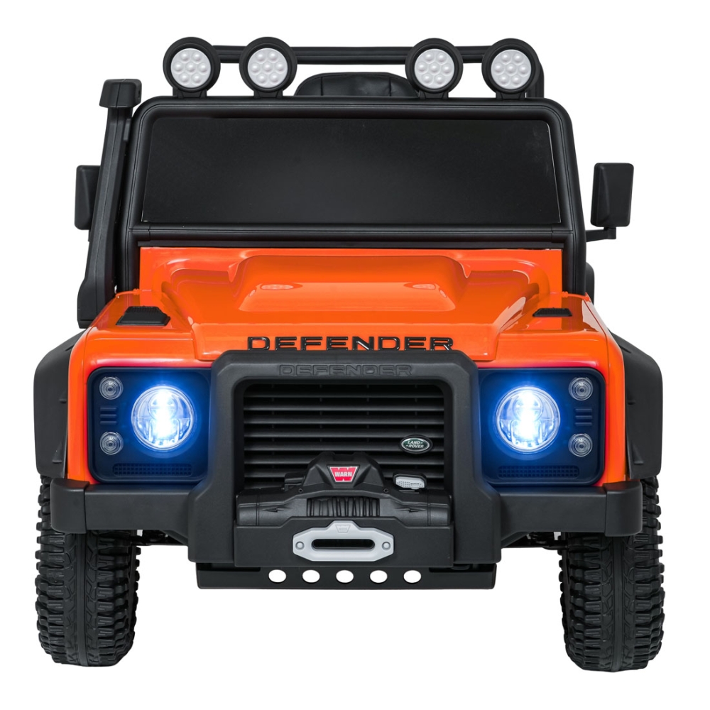 Elektromobilis Land Rover Defender 110 SVX Concept, Orange-Elektromobiliai vaikams, Visureigiai-e-vaikas