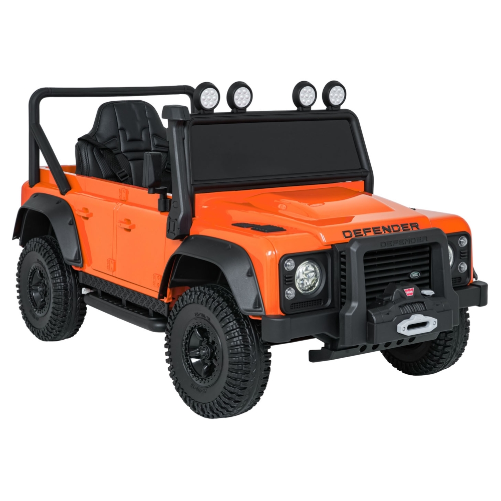 Elektromobilis Land Rover Defender 110 SVX Concept, Orange-Elektromobiliai vaikams, Visureigiai-e-vaikas