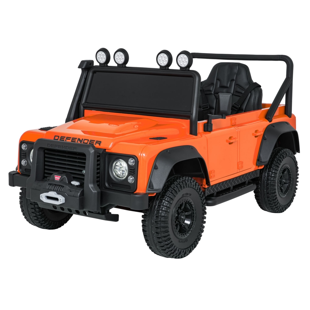 Elektromobilis Land Rover Defender 110 SVX Concept, Orange-Elektromobiliai vaikams, Visureigiai-e-vaikas