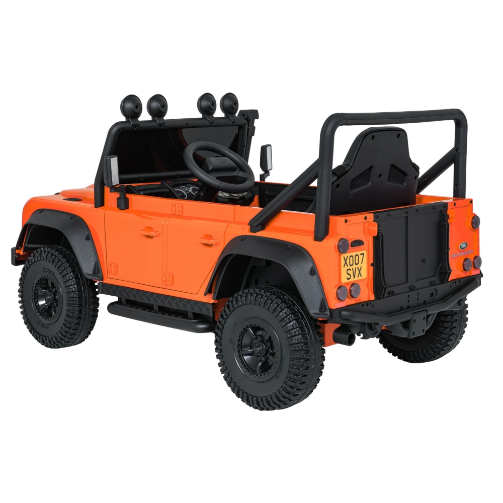 Elektromobilis Land Rover Defender 110 SVX Concept, Orange-Elektromobiliai vaikams, Visureigiai-e-vaikas
