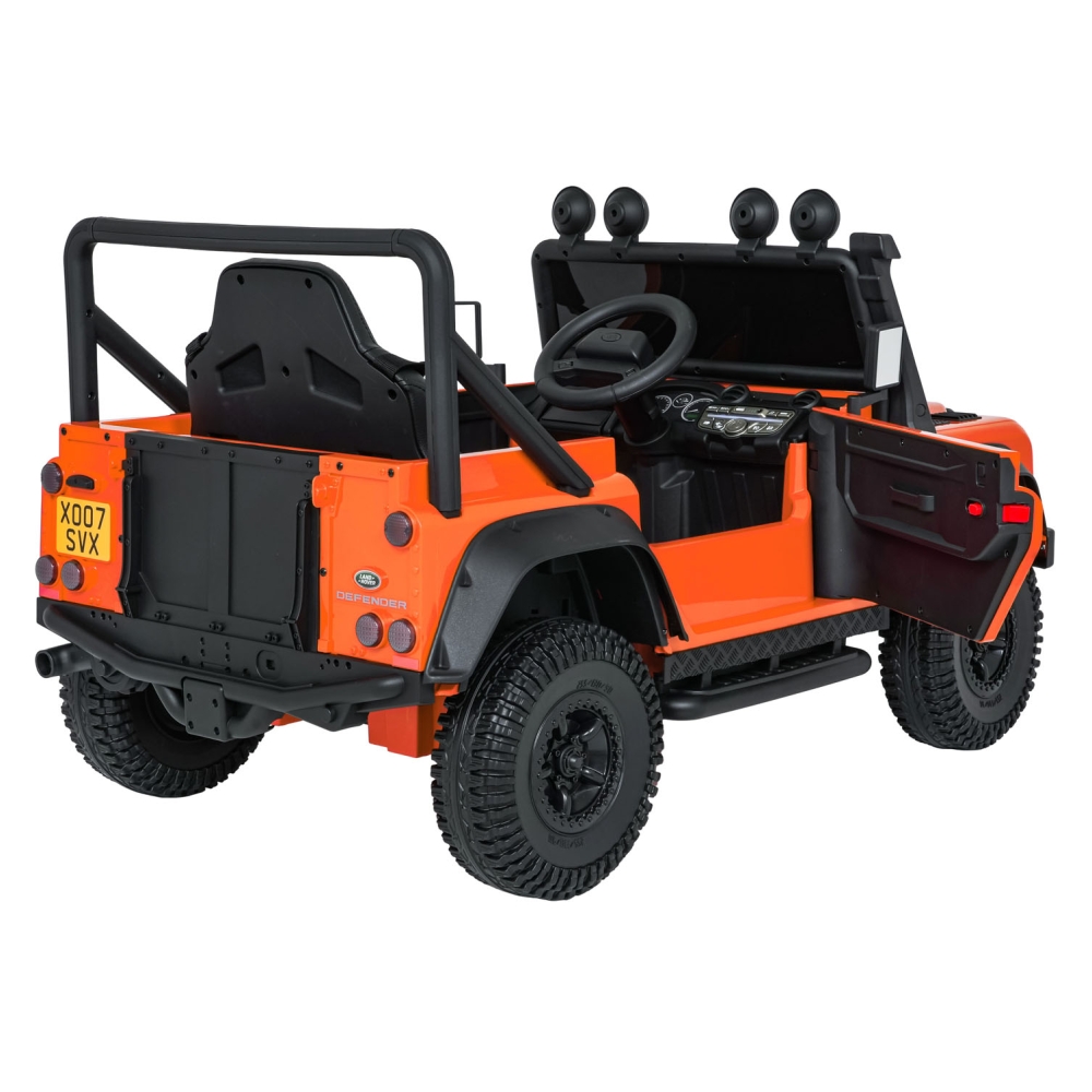 Elektromobilis Land Rover Defender 110 SVX Concept, Orange-Elektromobiliai vaikams, Visureigiai-e-vaikas