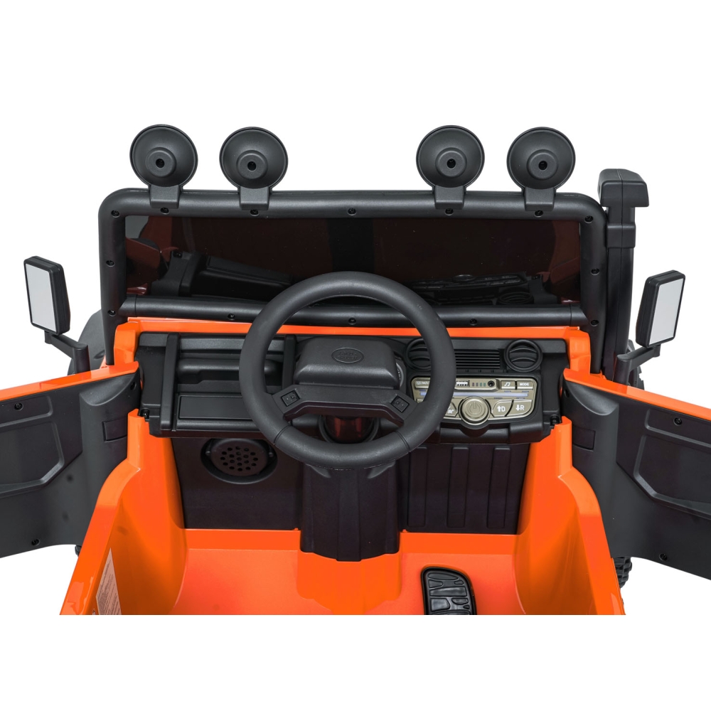 Elektromobilis Land Rover Defender 110 SVX Concept, Orange-Elektromobiliai vaikams, Visureigiai-e-vaikas