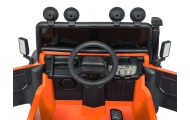 Elektromobilis Land Rover Defender 110 SVX Concept, Orange-Elektromobiliai vaikams, Visureigiai-e-vaikas