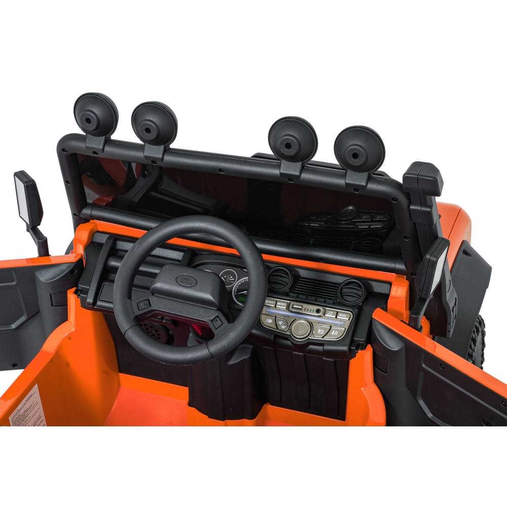 Elektromobilis Land Rover Defender 110 SVX Concept, Orange-Elektromobiliai vaikams, Visureigiai-e-vaikas