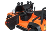 Elektromobilis Land Rover Defender 110 SVX Concept, Orange-Elektromobiliai vaikams, Visureigiai-e-vaikas