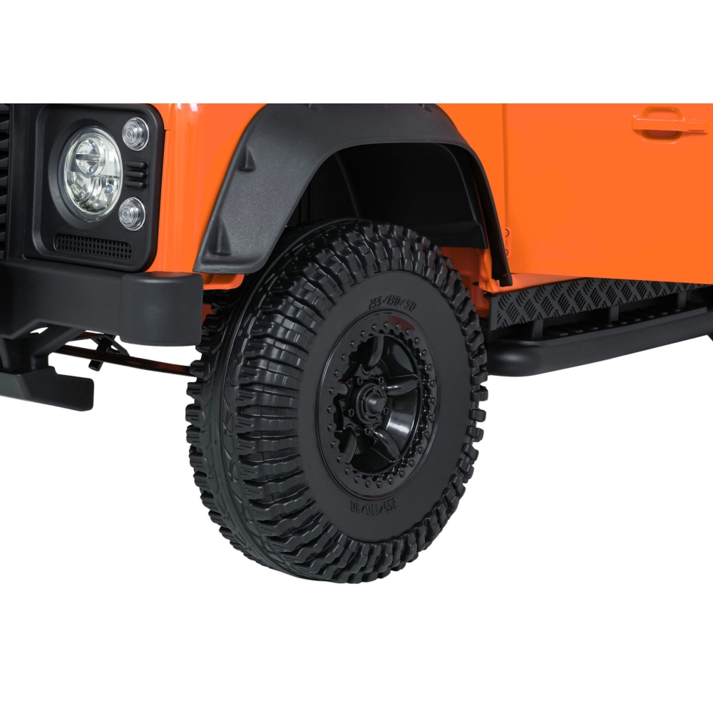 Elektromobilis Land Rover Defender 110 SVX Concept, Orange-Elektromobiliai vaikams, Visureigiai-e-vaikas