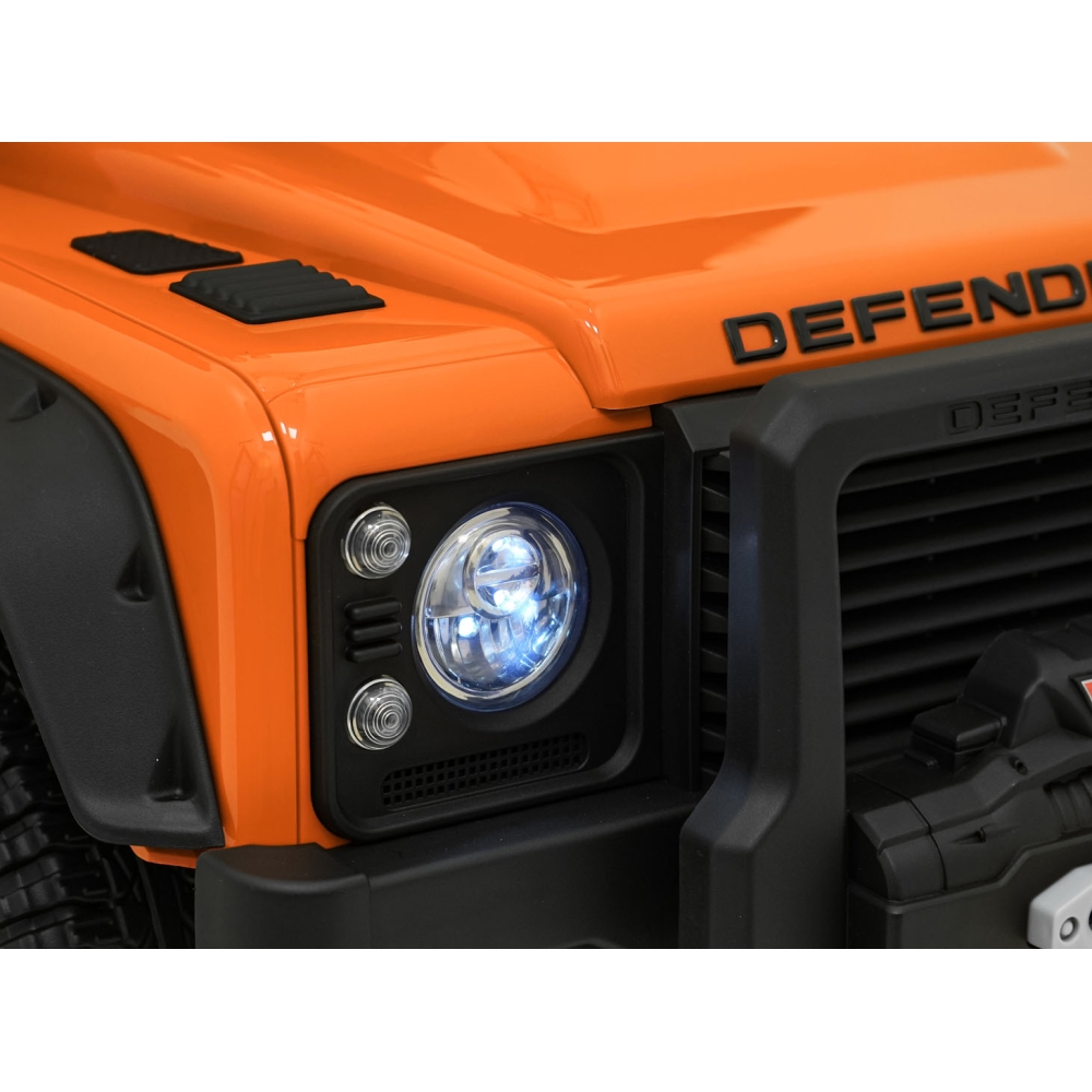 Elektromobilis Land Rover Defender 110 SVX Concept, Orange-Elektromobiliai vaikams, Visureigiai-e-vaikas