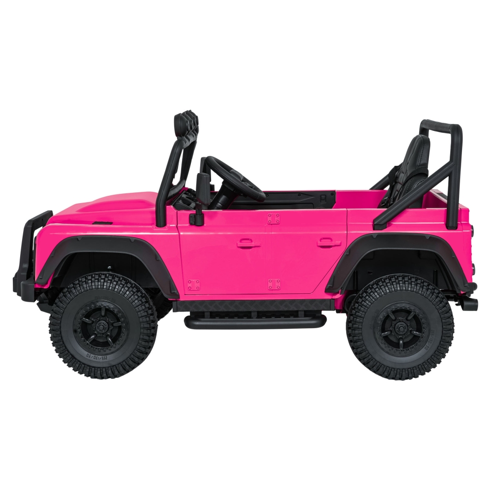 Elektromobilis Land Rover Defender 110 SVX Concept, Pink-Elektromobiliai vaikams, Visureigiai-e-vaikas