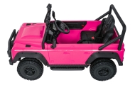 Elektromobilis Land Rover Defender 110 SVX Concept, Pink-Elektromobiliai vaikams, Visureigiai-e-vaikas