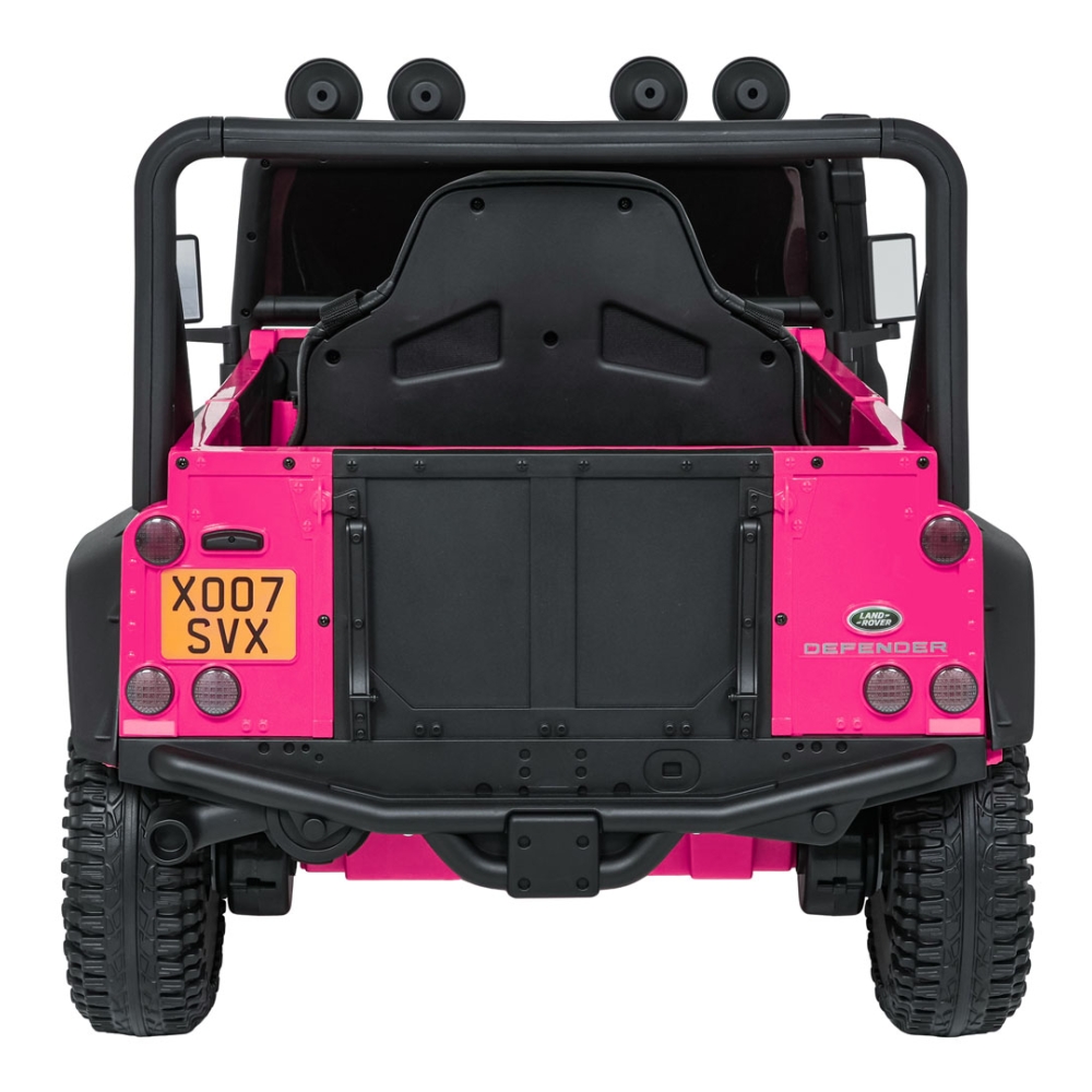Elektromobilis Land Rover Defender 110 SVX Concept, Pink-Elektromobiliai vaikams, Visureigiai-e-vaikas