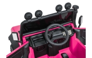Elektromobilis Land Rover Defender 110 SVX Concept, Pink-Elektromobiliai vaikams, Visureigiai-e-vaikas