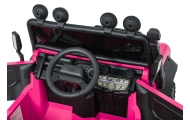 Elektromobilis Land Rover Defender 110 SVX Concept, Pink-Elektromobiliai vaikams, Visureigiai-e-vaikas