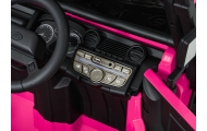 Elektromobilis Land Rover Defender 110 SVX Concept, Pink-Elektromobiliai vaikams, Visureigiai-e-vaikas