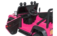 Elektromobilis Land Rover Defender 110 SVX Concept, Pink-Elektromobiliai vaikams, Visureigiai-e-vaikas