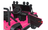 Elektromobilis Land Rover Defender 110 SVX Concept, Pink-Elektromobiliai vaikams, Visureigiai-e-vaikas