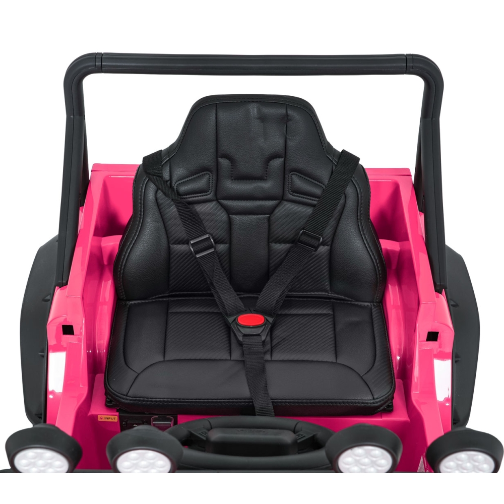 Elektromobilis Land Rover Defender 110 SVX Concept, Pink-Elektromobiliai vaikams, Visureigiai-e-vaikas
