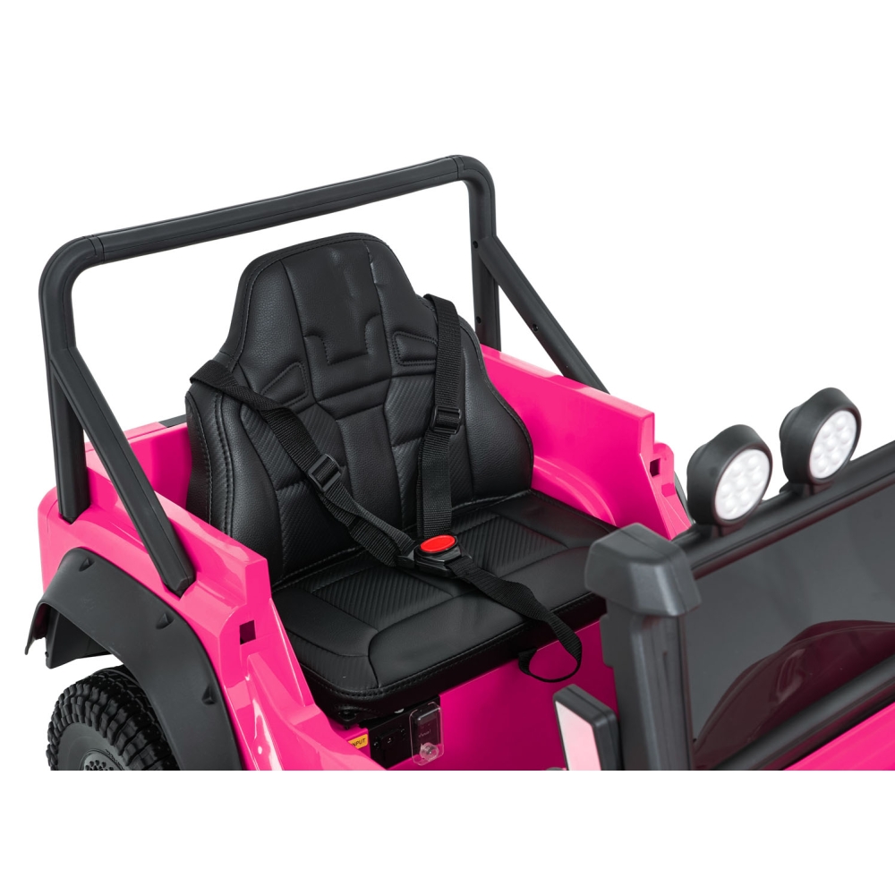 Elektromobilis Land Rover Defender 110 SVX Concept, Pink-Elektromobiliai vaikams, Visureigiai-e-vaikas