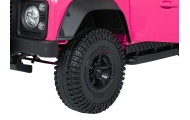 Elektromobilis Land Rover Defender 110 SVX Concept, Pink-Elektromobiliai vaikams, Visureigiai-e-vaikas