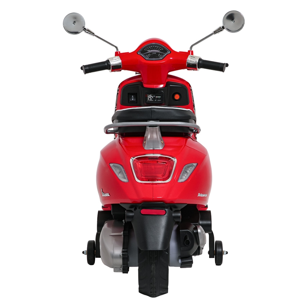 Elektrinis motoroleris Vespa ROMA, Red-Elektromobiliai vaikams, Motociklai-e-vaikas