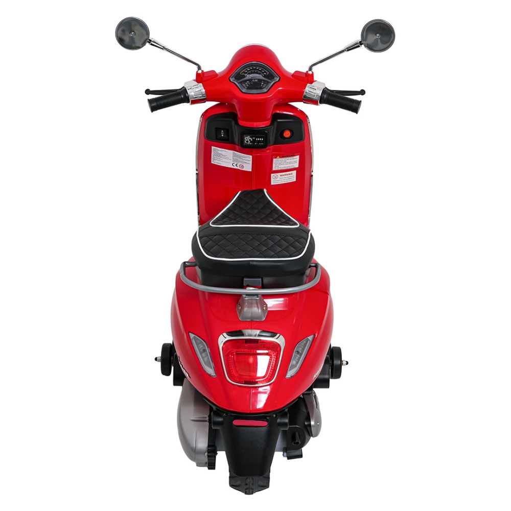 Elektrinis motoroleris Vespa ROMA, Red-Elektromobiliai vaikams, Motociklai-e-vaikas