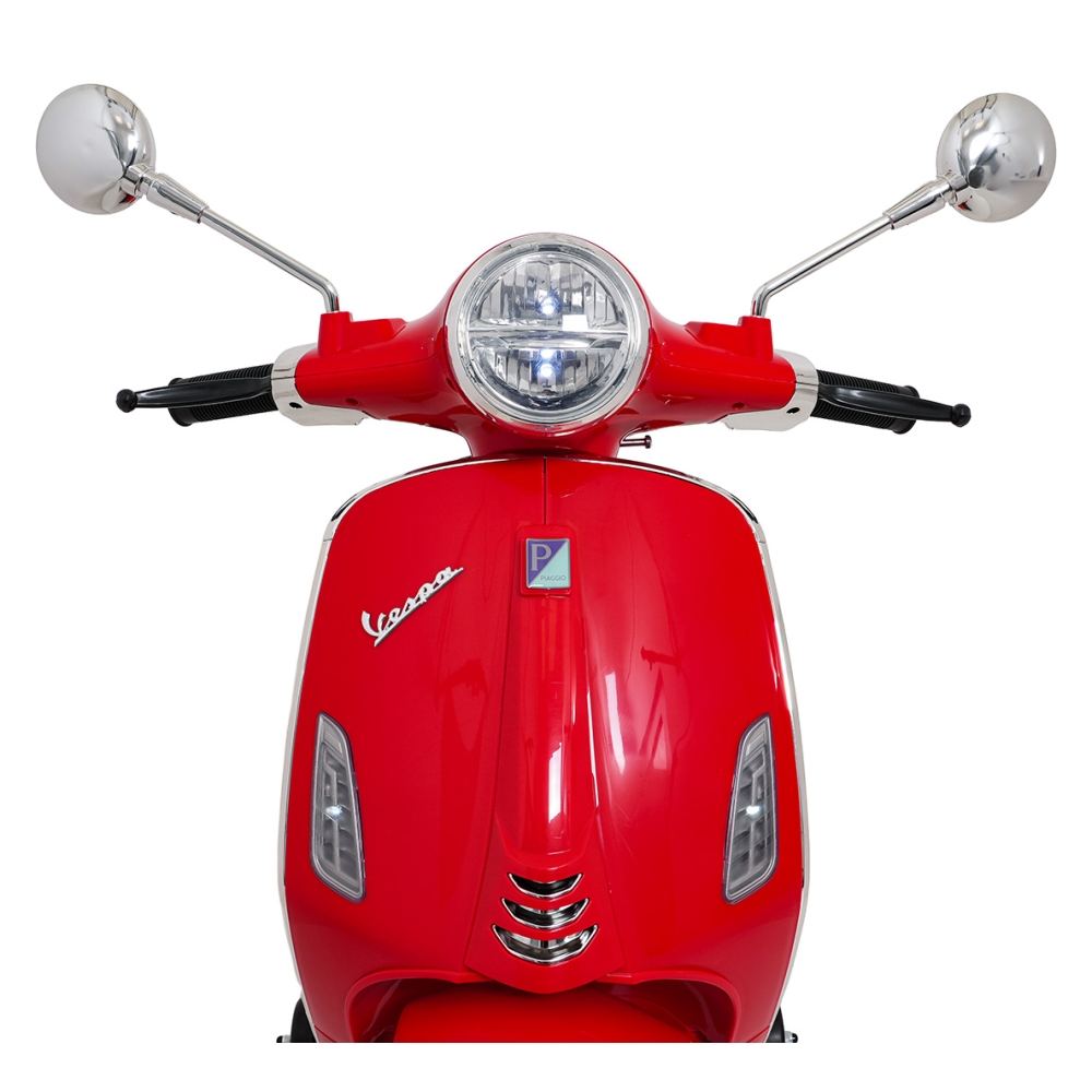 Elektrinis motoroleris Vespa ROMA, Red-Elektromobiliai vaikams, Motociklai-e-vaikas